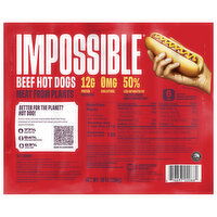 Impossible Hot Dogs, Beef, 10 Ounce