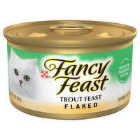 Fancy Feast Cat Food, Gourmet, Trout Feast, Flaked, 3 Ounce