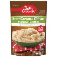 Betty Crocker Mashed Potatoes, Sour Cream & Chives, 4 Ounce
