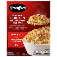 Stouffer's Rice Bake, Grandma's Chicken and Vegetable, Family Size, 36 Ounce