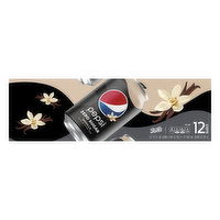 Pepsi Soda, Zero Sugar, Vanilla, 12 Each