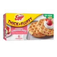 Eggo Frozen Waffles, Strawberry Cheesecake, 11.6 Ounce