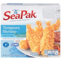 SeaPak Tempura Shrimp, Oven Crispy, 8.2 Ounce