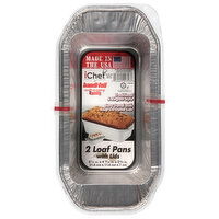 Handi-Foil iChef Loaf Pans with Lids, 2 Each