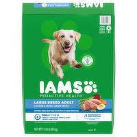 IAMS Proactive Health Adult 1+ Chicken & Whole Grain Recipe Dog Food, 15 Pound