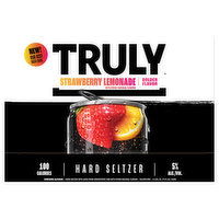 Truly Hard Seltzer, Strawberry Lemonade, 6 Each