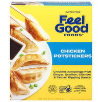 Feel Good Foods Gluten Free Chicken Potstickers, 10 Ounce