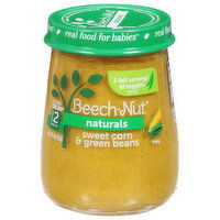 Beech-Nut Naturals Sweet Corn & Green Beans, Stage 2 (6 Months+), 4 Ounce