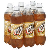 A&W Cream Soda, Sparkling Vanilla, 6 Each