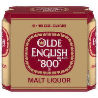 Olde English 800 Malt Liquor, 6 Each