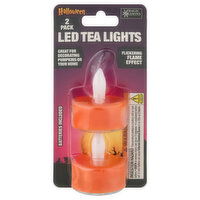 Magic Seasons LED Tea Lights, Halloween, 2 Each