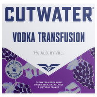 Cutwater Vodka Transfusion, Grape, 4 Each