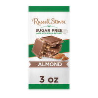 Russell Stover sugar free Sugar Free Almond Chocolate Candy Bar, 3 Ounce