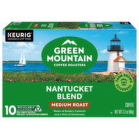 Green Mountain Coffee Roasters K-Cup Pods Medium Roast Nantucket Blend Coffee, 10 Each