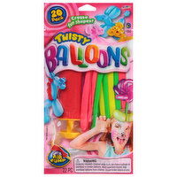 Ja-Ru Balloons, Twisty, Age 8+, 20 Pack, 22 Each