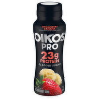 Oikos Pro Strawberry Banana Cultured Dairy Drink, 7 Fluid ounce