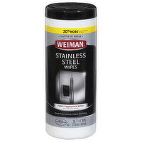 Weiman Wipes, Stainless Steel, 30 Each