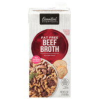 Essential Everyday Broth, Fat Free, Beef, 32 Ounce