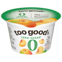 Too Good & Co. Zero Sugar Peach Yogurt, 5.3 Ounce