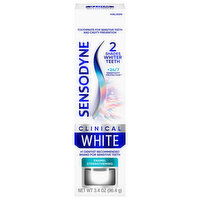 Sensodyne Toothpaste, Clinical, White, Enamel Strengthening, 3.4 Ounce