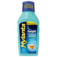 Mylanta Liquid Antacid + Anti-Gas, Tonight, Soothing Honey Chamomile, 12 Fluid ounce