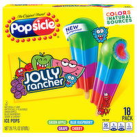 Popsicle Ice Pops, Jolly Rancher, 18 Pack, 18 Each