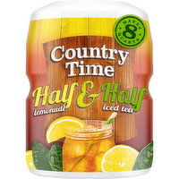 Country Time Half & Half Lemonade Iced Tea Naturally Flavored Powdered Drink Mix, 19 Ounce