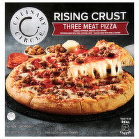 Culinary Circle Rising Crust Three Meat Pizza, 27.9 Ounce
