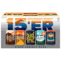 Breckenridge Brewery Beer, 15' Er, Vista Variety Pack, 15 Each