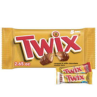 Twix TWIX Fun Size Caramel Chocolate Cookie Candy Bar Bulk Pack, 2.65 oz (Pack of 5), 2.65 Ounce