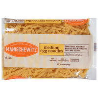 Manischewitz Noodles, Egg, Medium, Homestyle, 12 Ounce