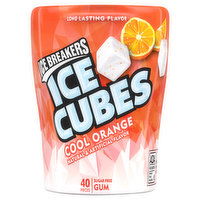 Ice Breakers Ice Cubes Gum, Sugar Free, Cool Orange, 40 Each