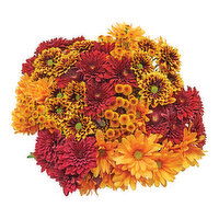 Cub Floral Fall Mega Bunch Poms, 1 Each