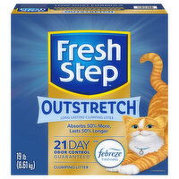 Fresh Step Outstretch Litter, Clumping, 19 Pound