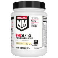 Muscle Milk Pro Series Intense Vanilla Protein Powder Supplement, 32 Ounce