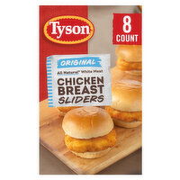 Tyson Original Chicken Breast Sliders, 20.8 Oz, 8 Count, (Frozen), 20.8 Ounce