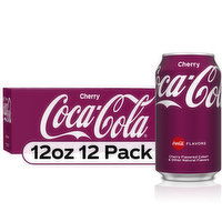 Coca-Cola  Cherry Soda Soft Drink, 12 Each