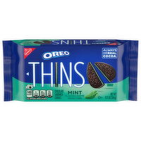 OREO OREO Thins Mint Creme Chocolate Sandwich Cookies, 9.21 oz, 9.21 Ounce