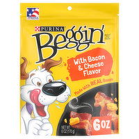 Beggin' Dog Treats, with Bacon & Cheese Flavor, 6 Ounce