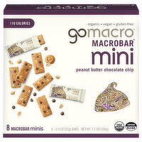GoMacro Peanut Butter Chocolate Chip Mini MacroBar, 8 Each