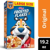 Frosted Flakes Breakfast Cereal, Original, Large Size, 19.2 Ounce