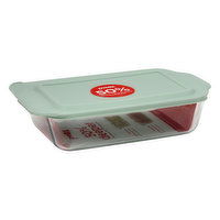 Pyrex Baking Dish, Deep Glass, 3.1 Quart, with Lid, 1 Each