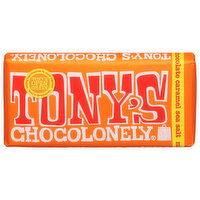 Tony's Chocolonely Milk Chocolate, Caramel Sea Salt, 6.35 Ounce