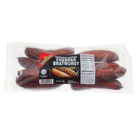 Schweigert Hardwood Smoked Cheddar Bratwurst, Natural Casing, 24 Ounce