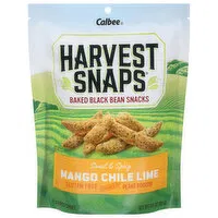 Harvest Snaps Black Bean Snacks, Baked, Mango Chile Lime, 3 Ounce