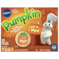 Pillsbury Ready to Bake! Cookie Dough, Sugar, Pumpkin Shape, 20 Each