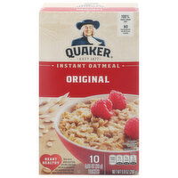 Quaker Instant Oatmeal, Original, 10 Each