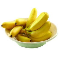 Produce Baby Bananas, 0.25 Pound