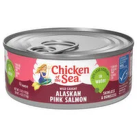 Chicken of the Sea Alaskan Pink Salmon, in Water, Skinless & Boneless, Wild-Caught, 5 Ounce