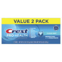 Crest Pro Health Crest Pro-Health Clean Mint Toothpaste (4.3oz) Twin Pack, 4.3 Ounce